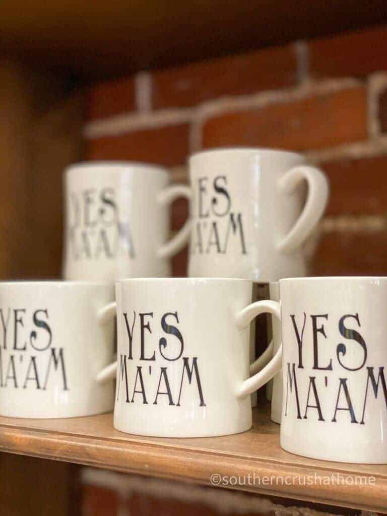 pioneer woman yes ma'am mugs