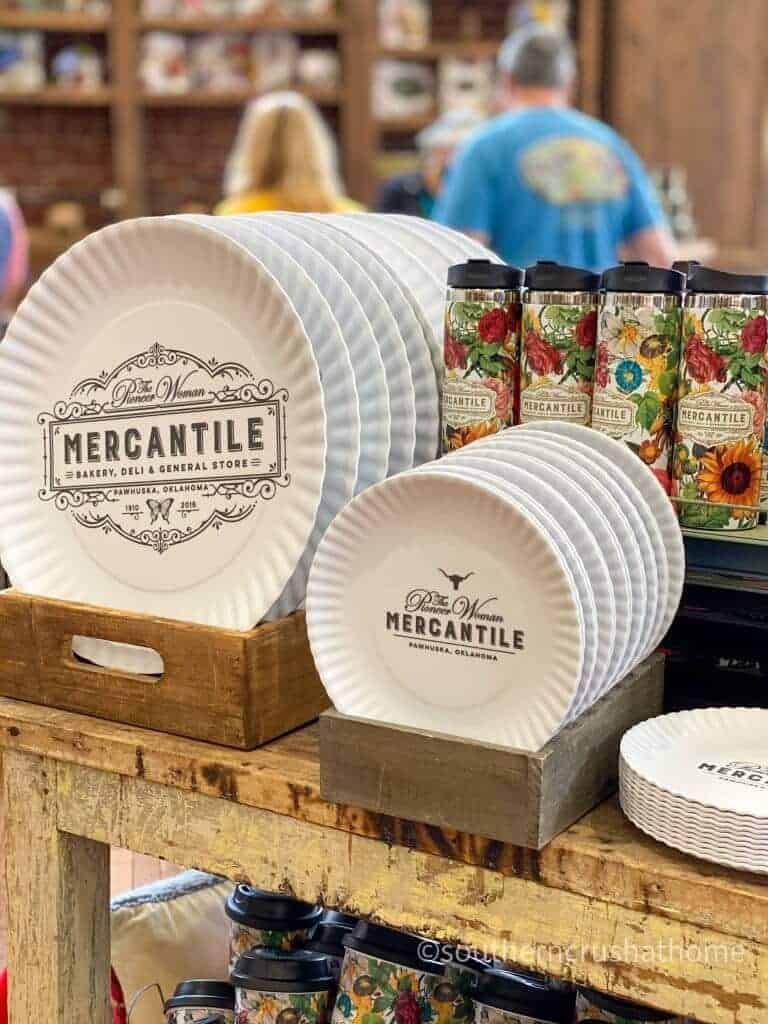 melamine plates pioneer woman mercantile