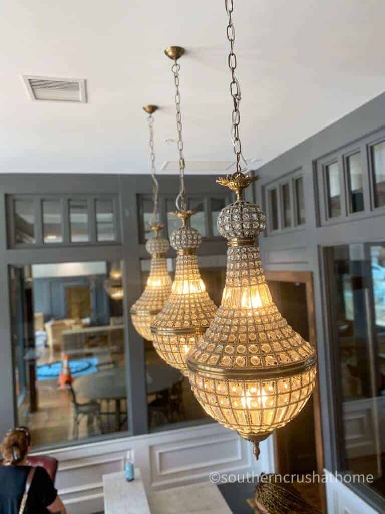 crystal chandeliers