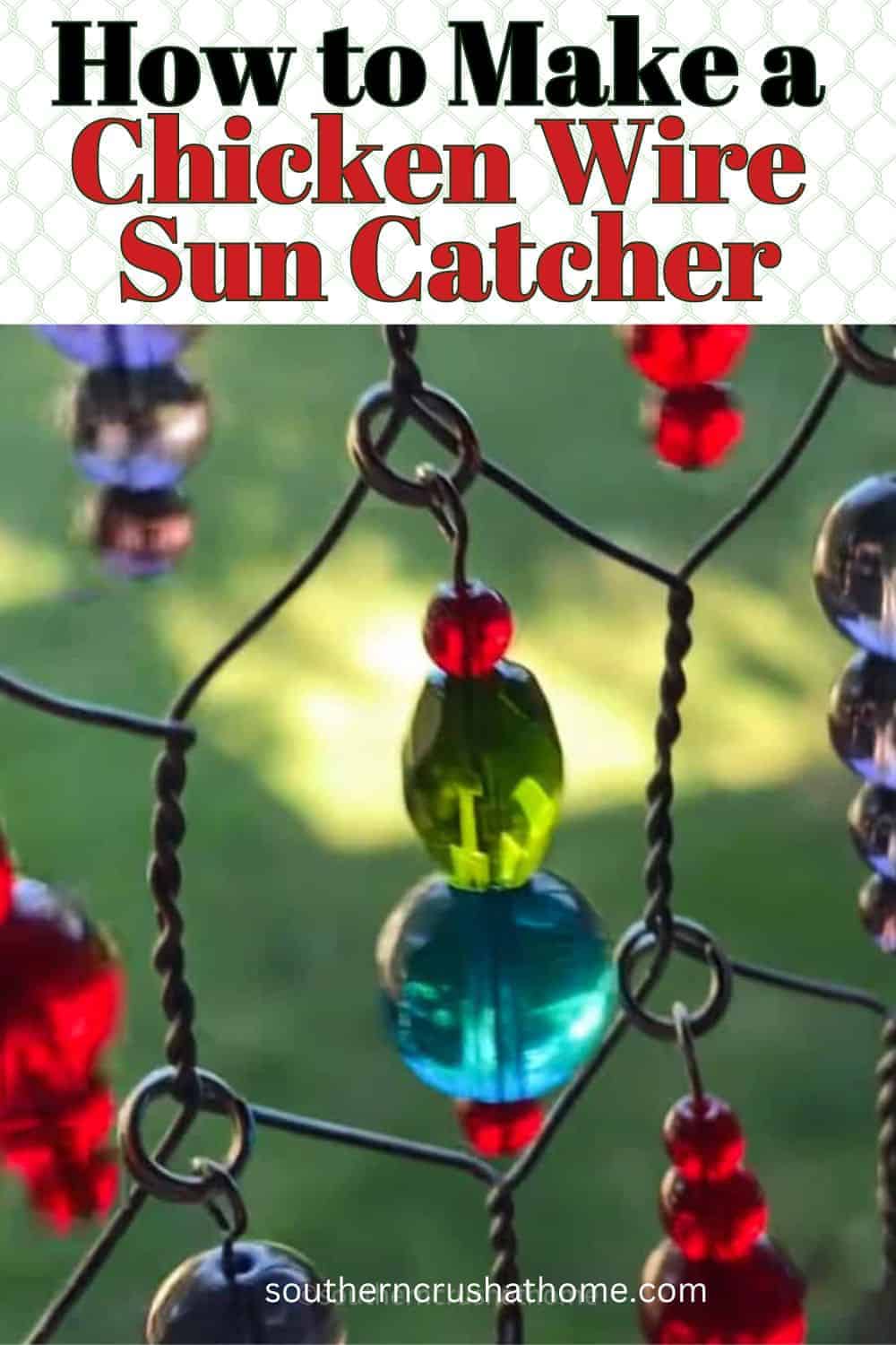 Chicken Wire Sun Catcher PIN 