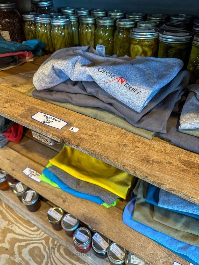 merchandise at Circle N Dairy