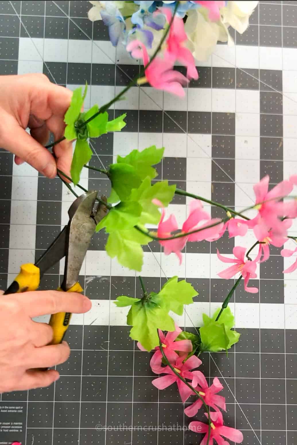 trimming florals