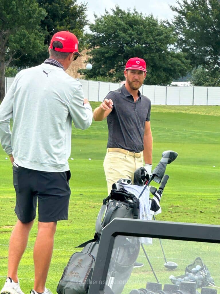 pga players at golf event