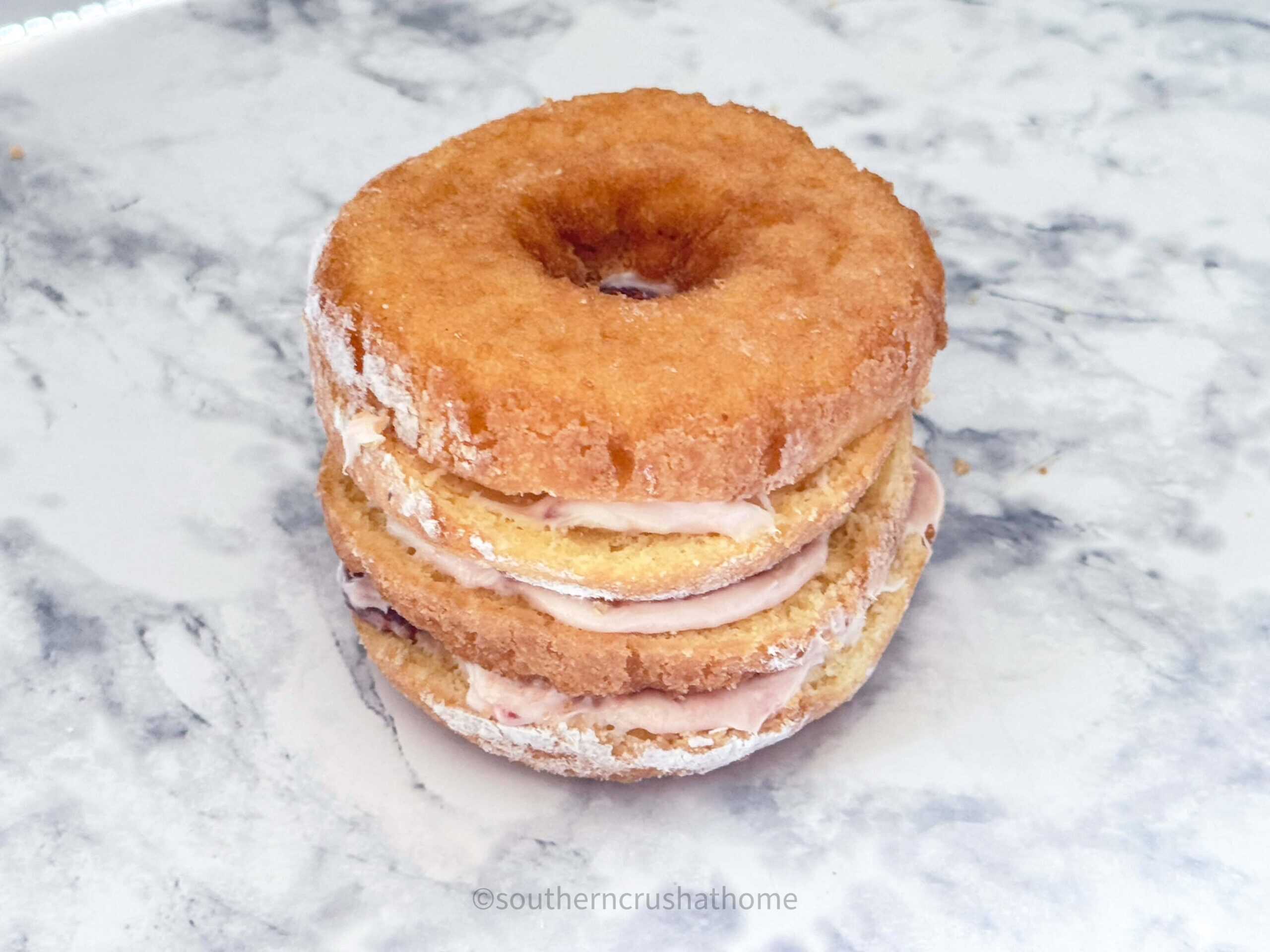 stacked donuts