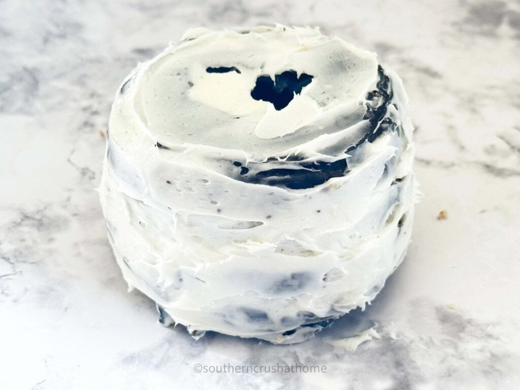 frosted mini cake