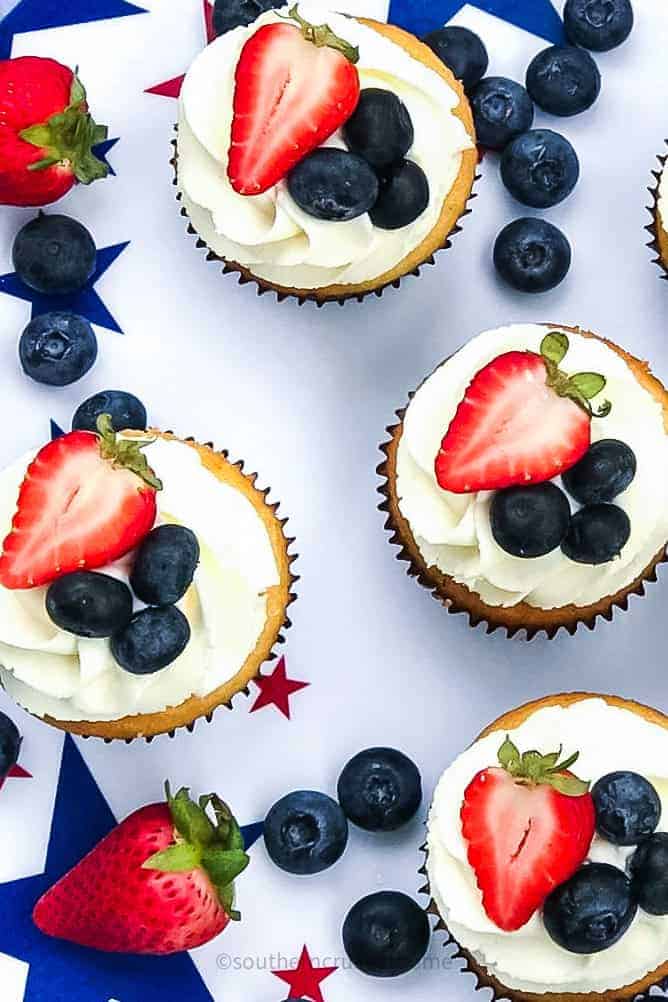 berry cupcakes