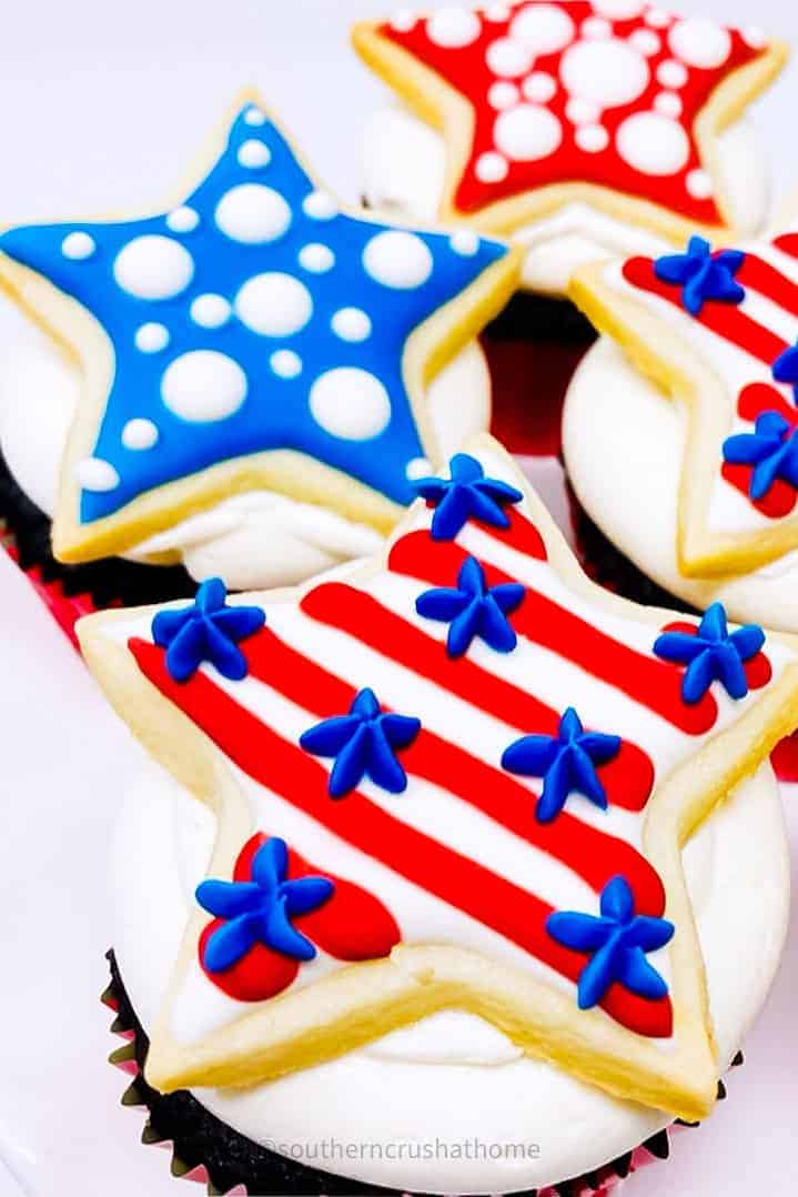 stars cupcakes