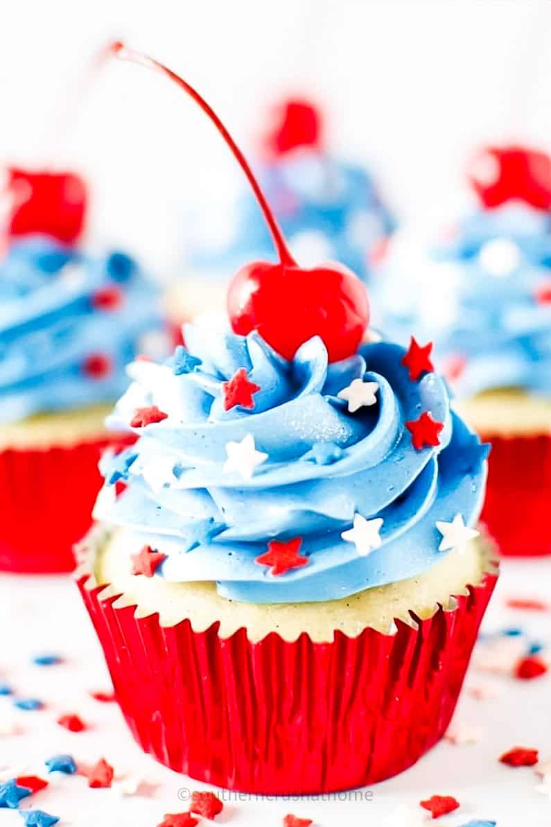 cherry on top cupcakes