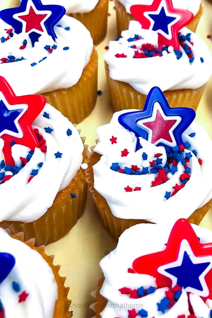 stars cupcakes