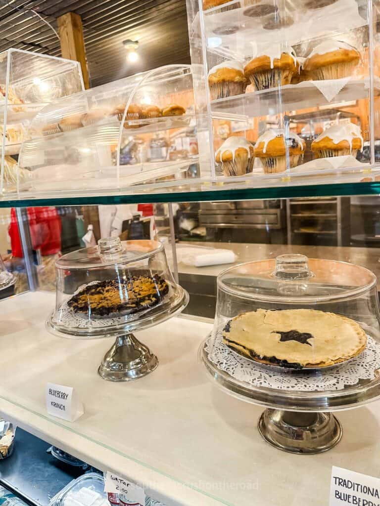 blueberry pies