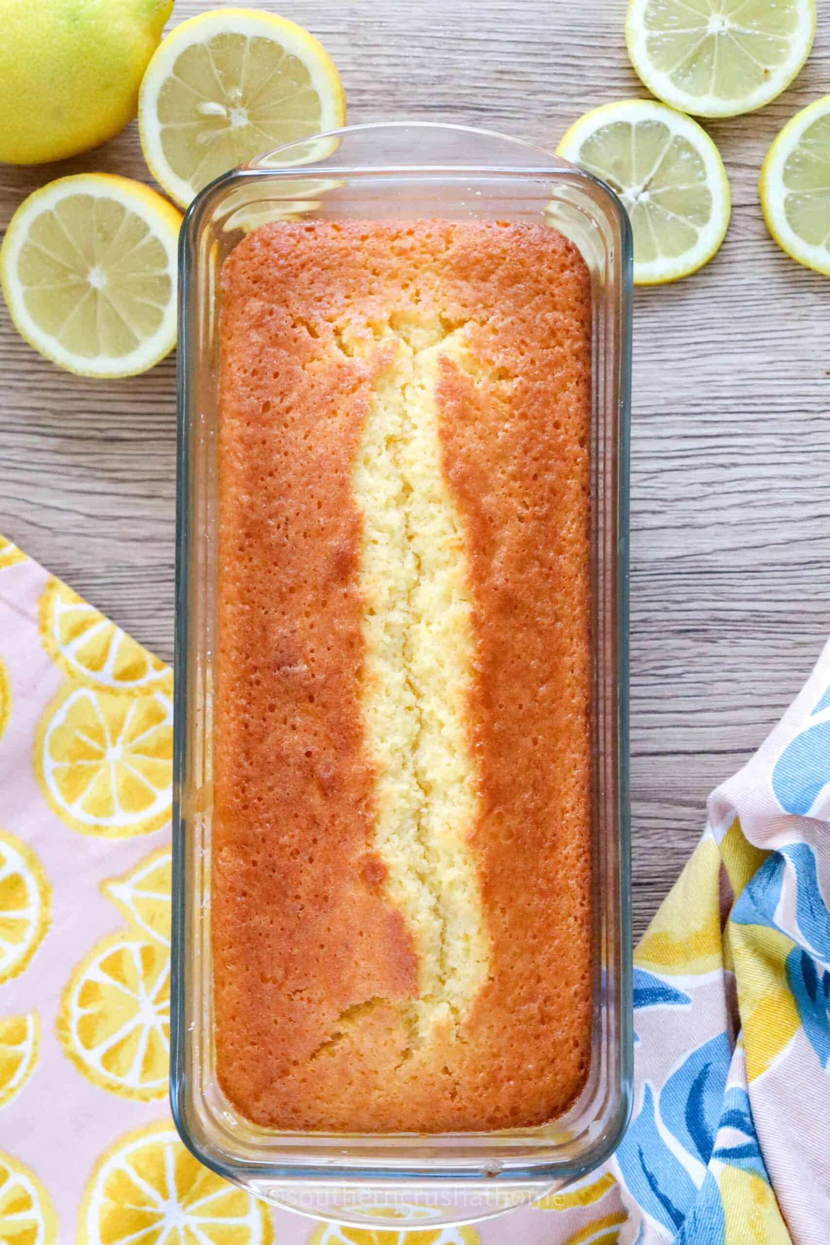 baked lemon loaf