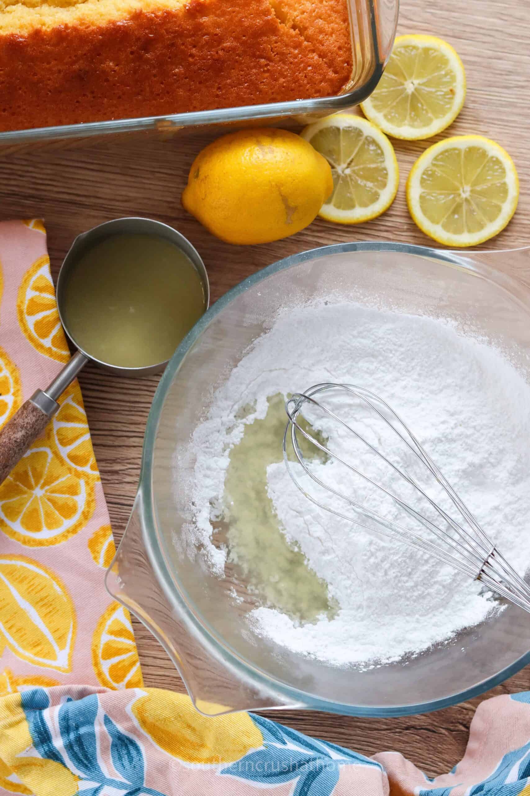 preparing icing