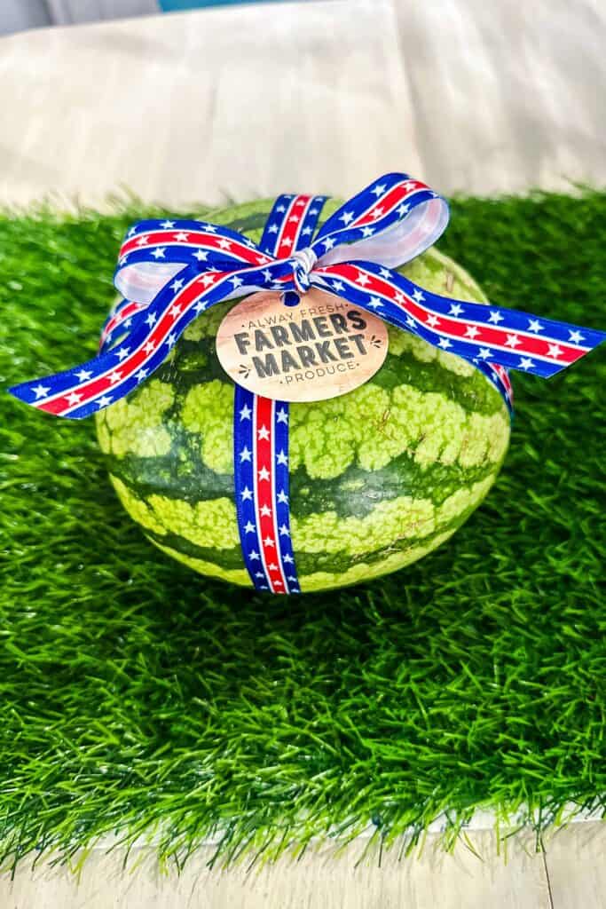 mini watermelon hostess gift idea