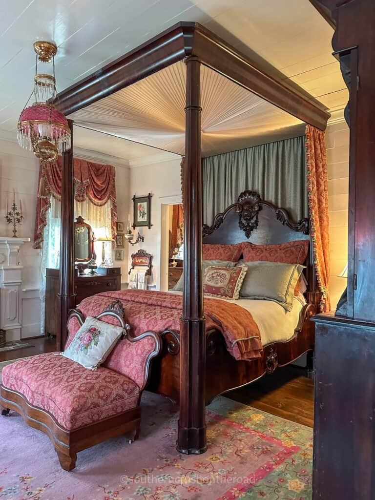 master suite at Roseland Plantation Ben Wheeler TX
