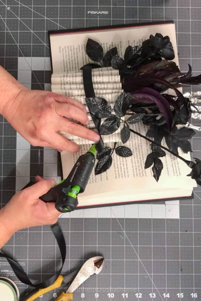 Easy Book Art: How to Make a Folded Book Page Flower Vase - Southern