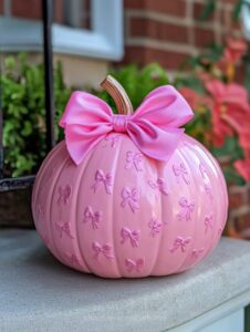Coquette Style Bow Trend Pumpkins - Southern Crush at Home