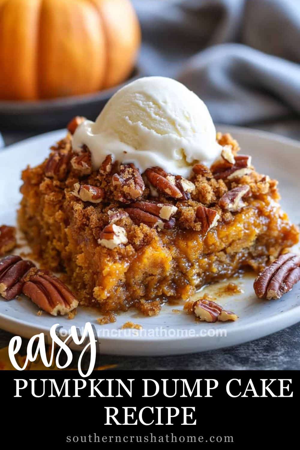 Easy Pumpkin Dump Cake Recipe for Fall