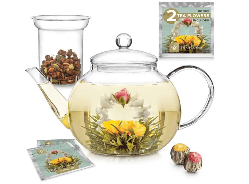 simmer pot glass teapot