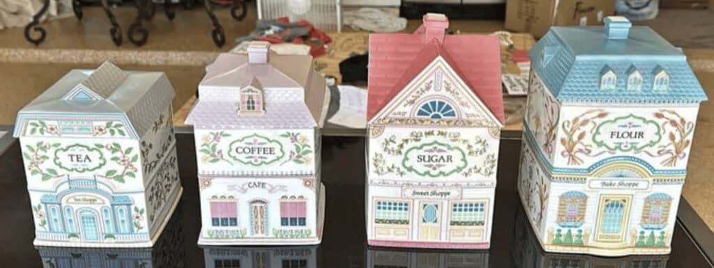Full Canister Set Lenox Spice Village