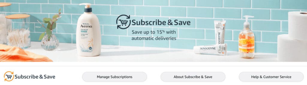 Subscribe and Save