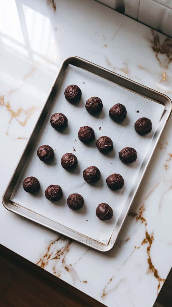 peppermint cookie dough balls