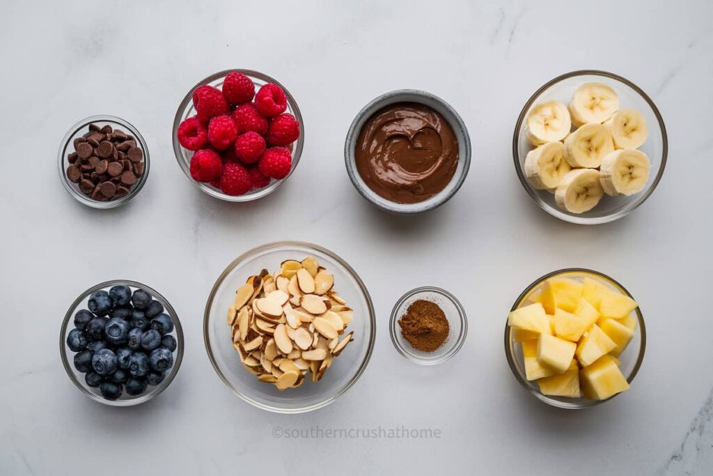 add in ingredients for oatmeal cups