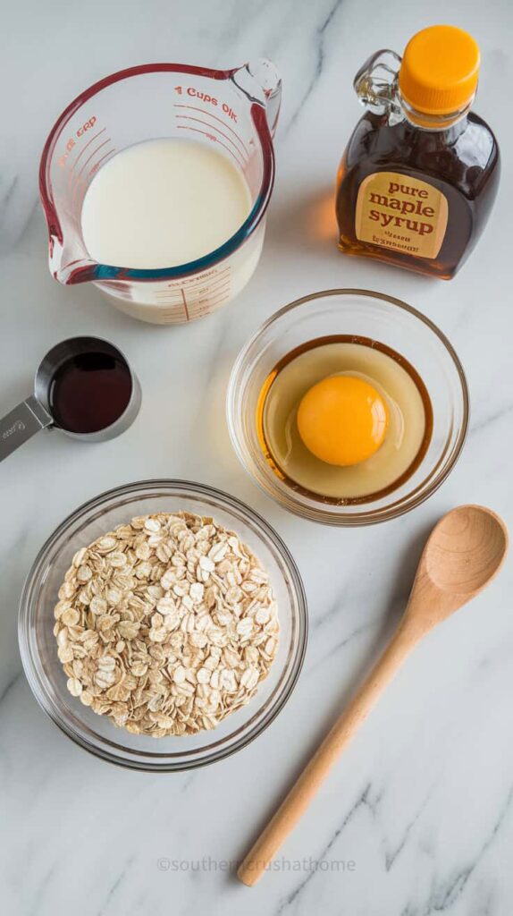 baked oatmeal cups ingredients