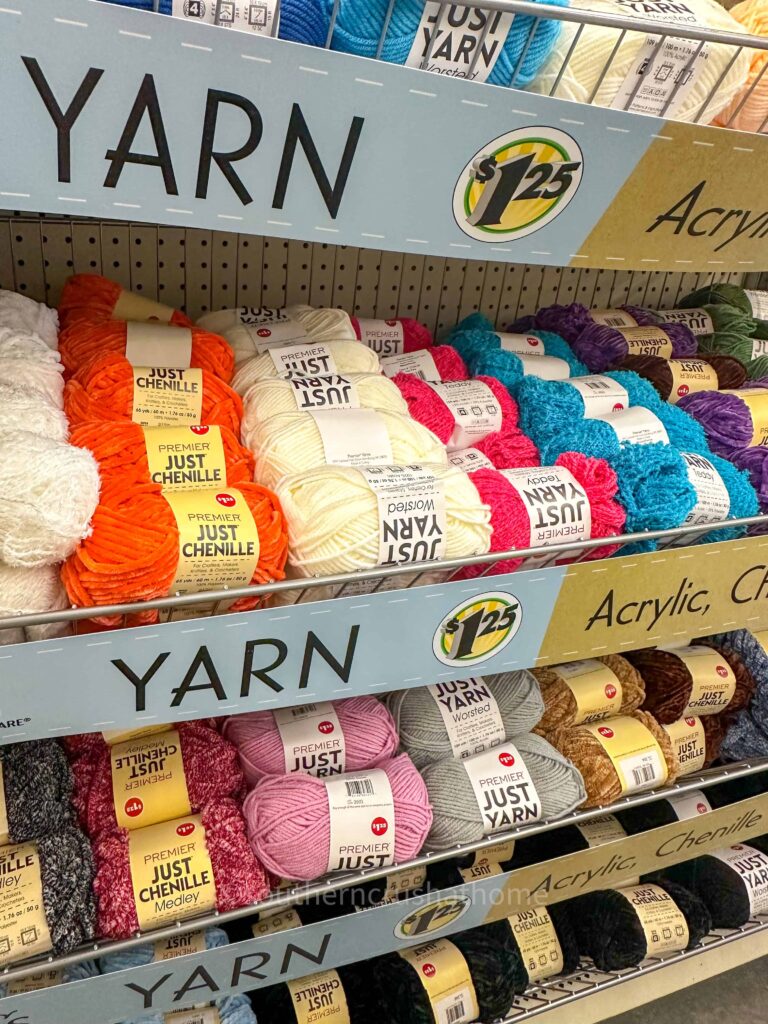 dollar tree yarn
