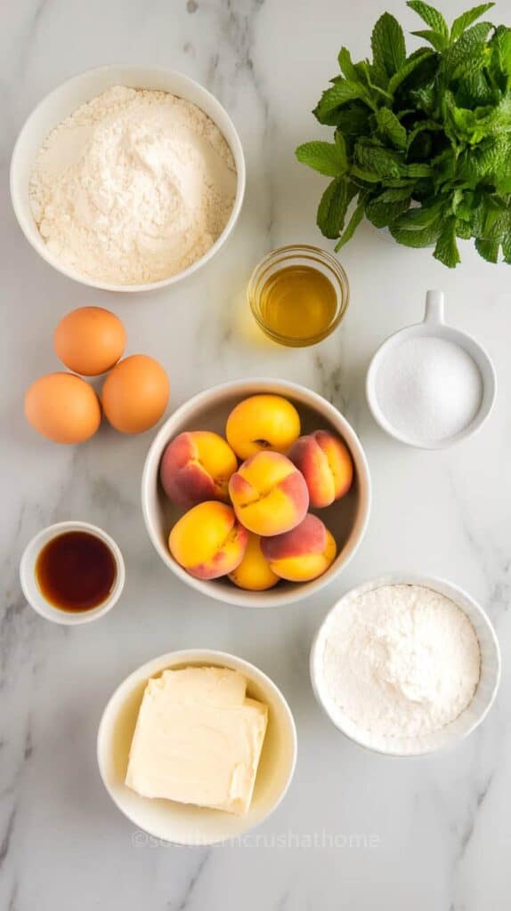 honey peach cream cheese cupcakes ingredients
