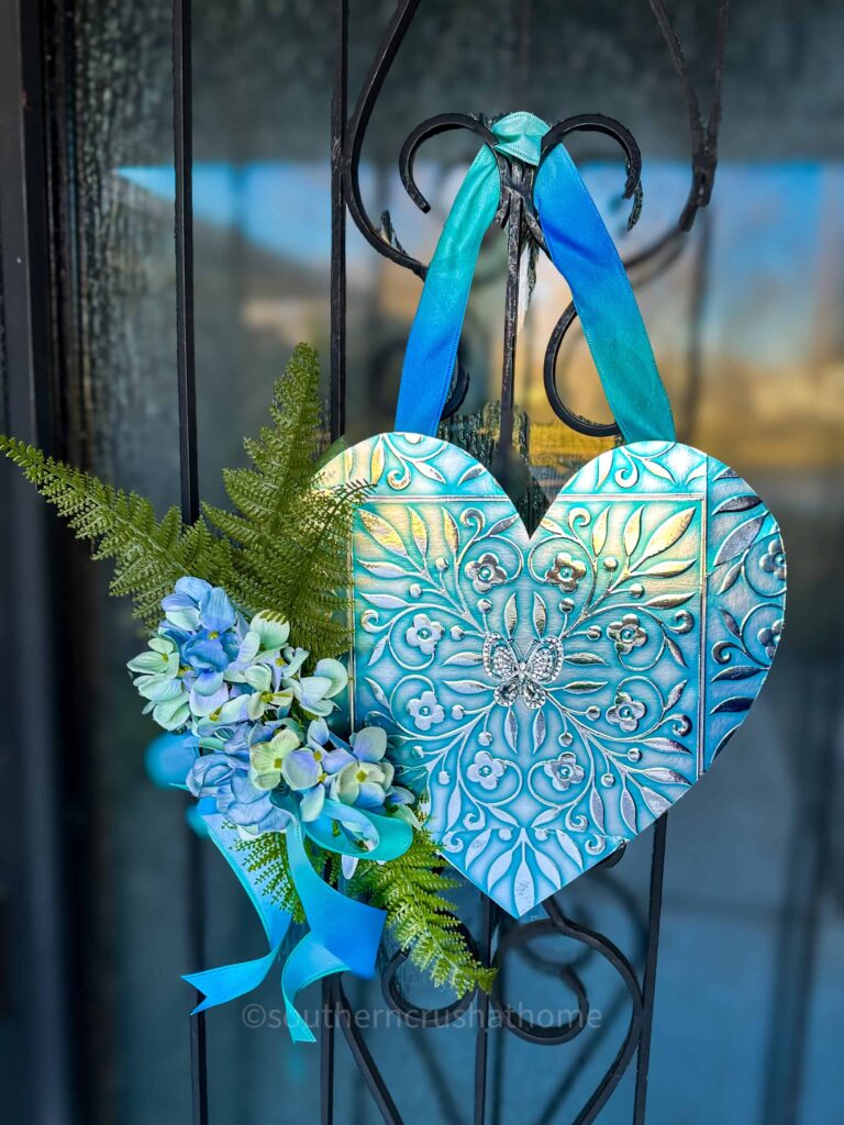 final dollar tree peel and stick wall tiles wreath