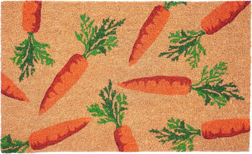 Carrot Patch Doormat (17" x 29")