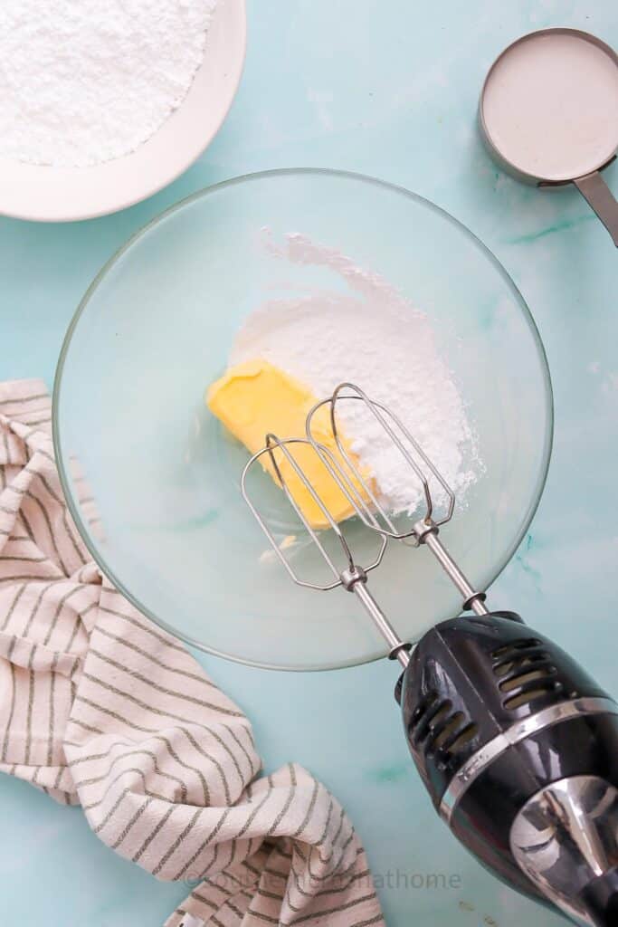 making the frosting
