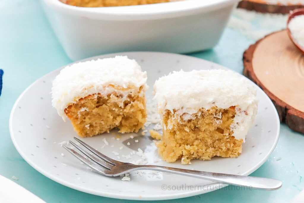 Coconut Cake Slices