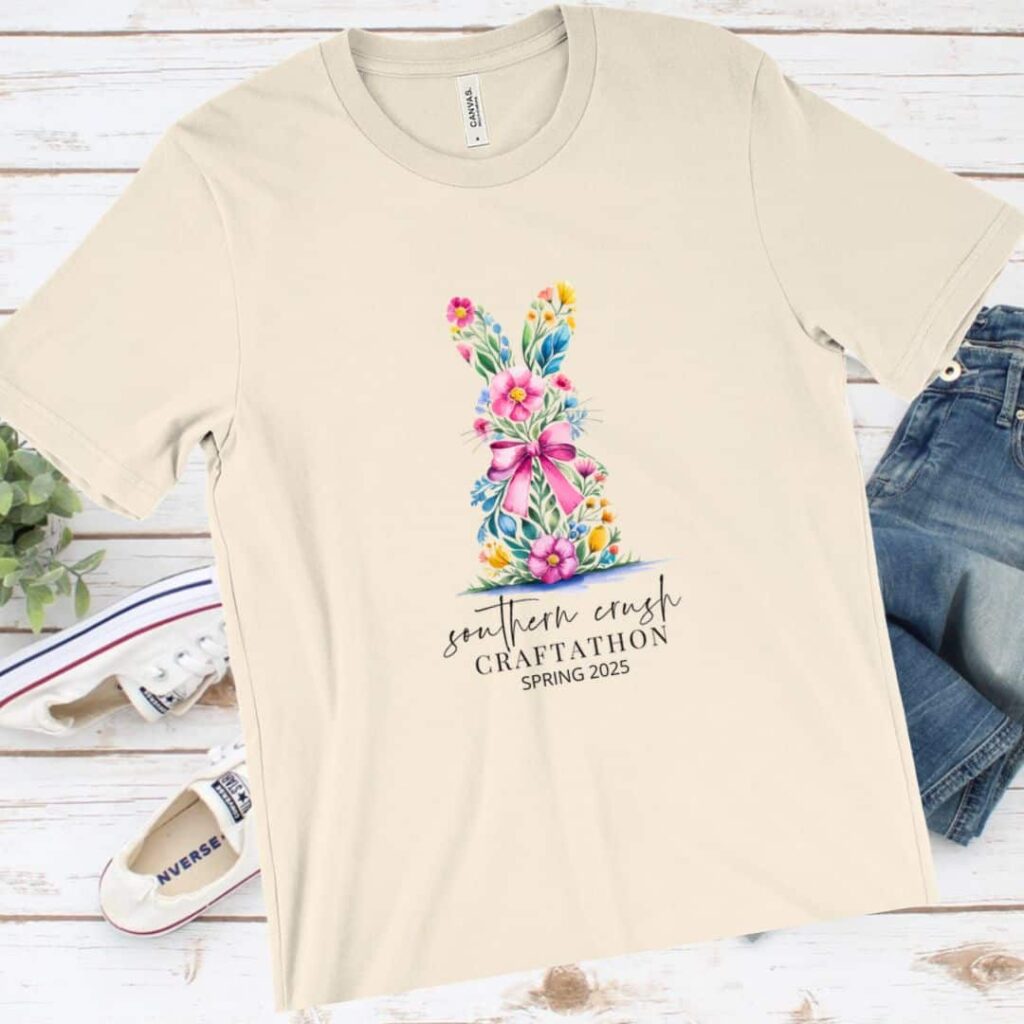 Spring Craftathon™️ T-Shirt Mock up 