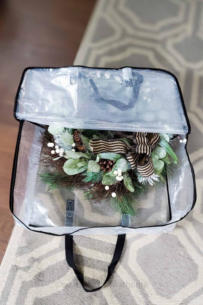wreath storage bags