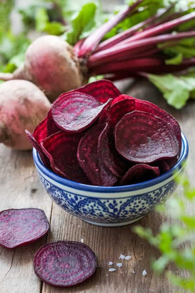 crispy beet chips 