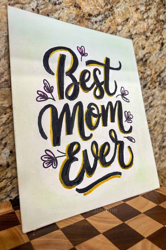 Best Mom Ever DIY Mother's Day Card