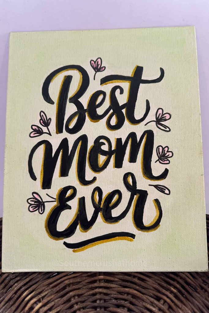 Best Mom Ever DIY Mother's Day Card