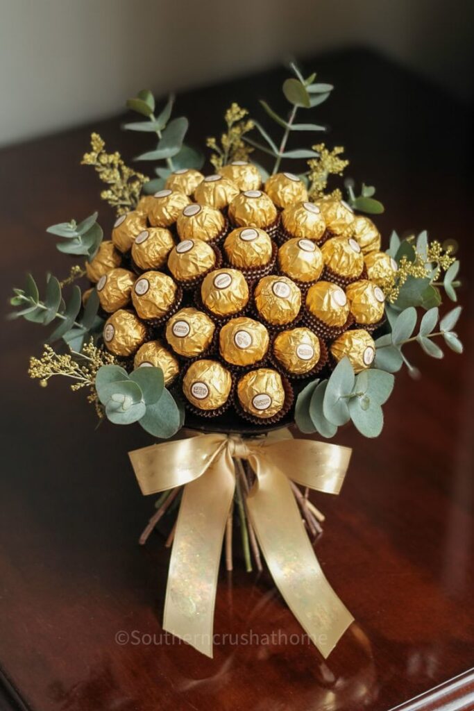 Ferrero Rocher golden bouquet