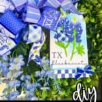 Texas Bluebonnets Wreath PIN