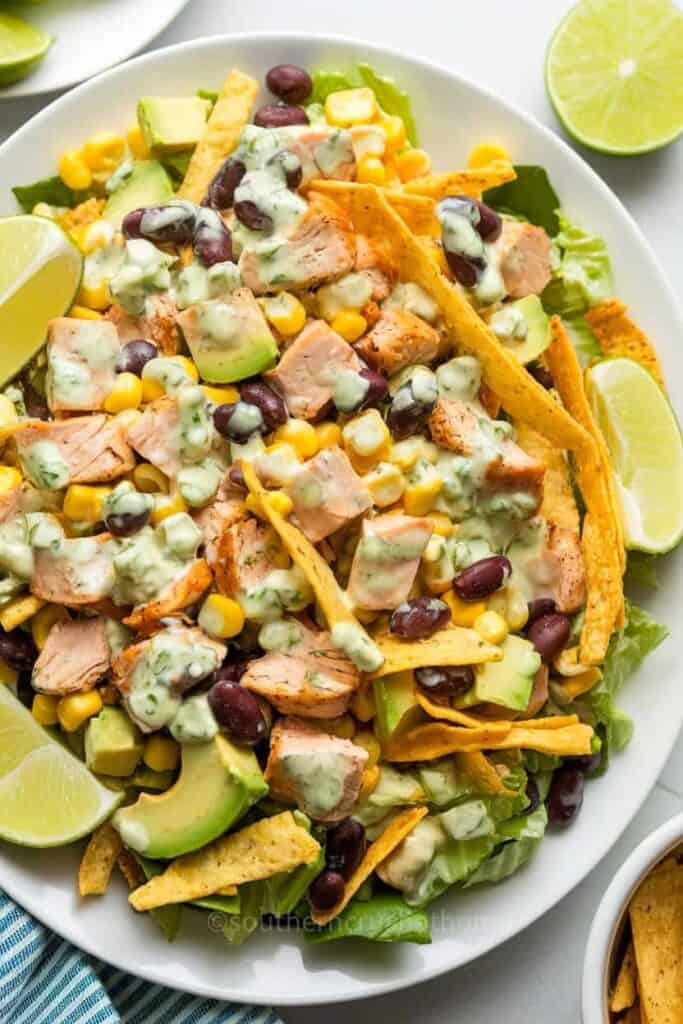 Tex-Mex Chopped Chicken Salad summer salad
