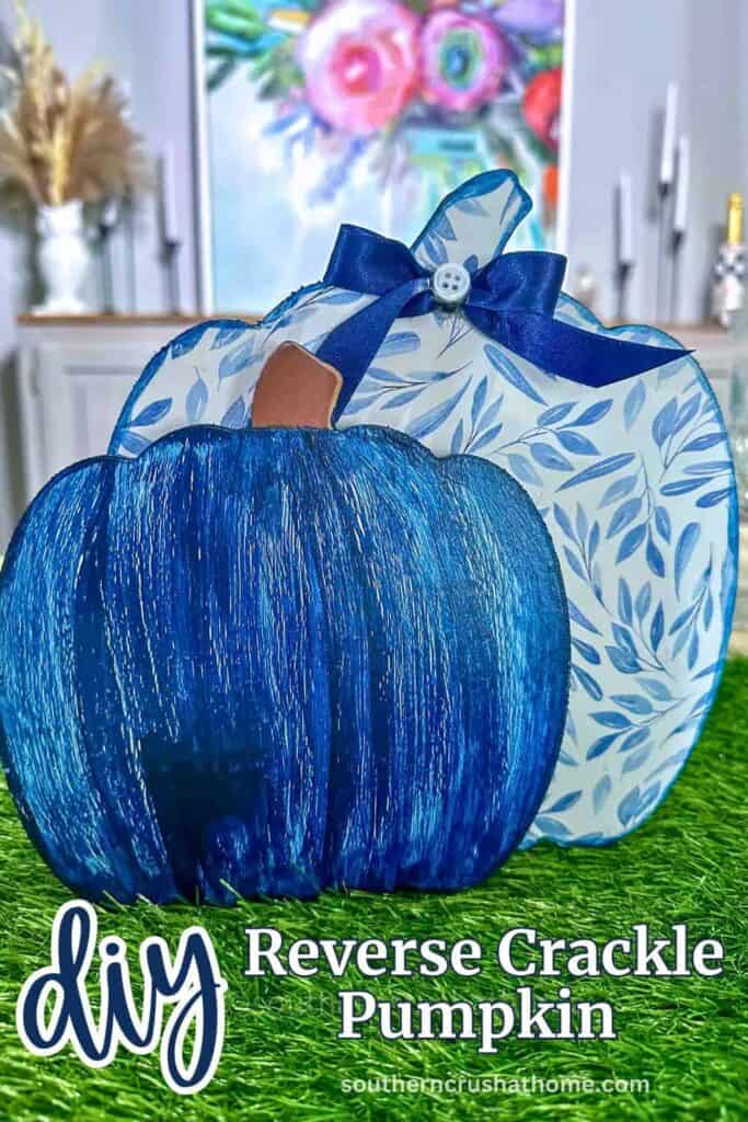 Reverse Crackle Pumpkin