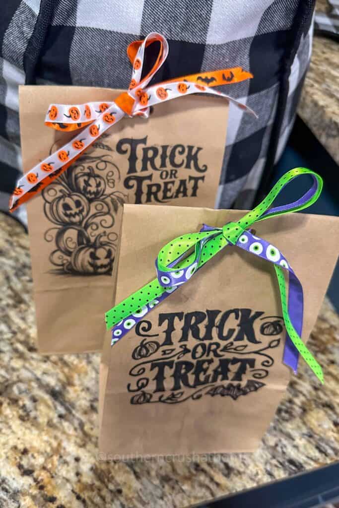 DIY Trick or Treat Goodie Bags