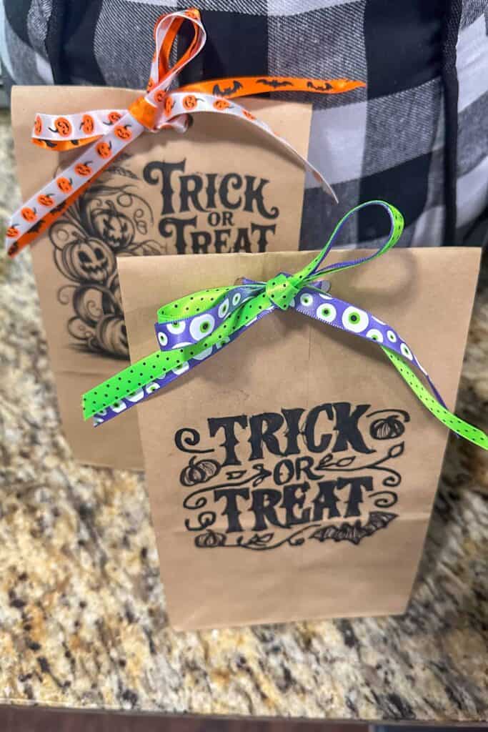 DIY Trick or Treat Goodie Bags