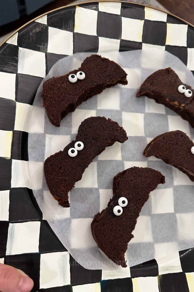 Halloween Brownie Bats