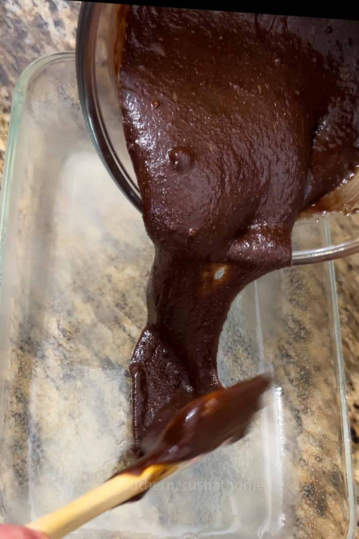 brownie batter