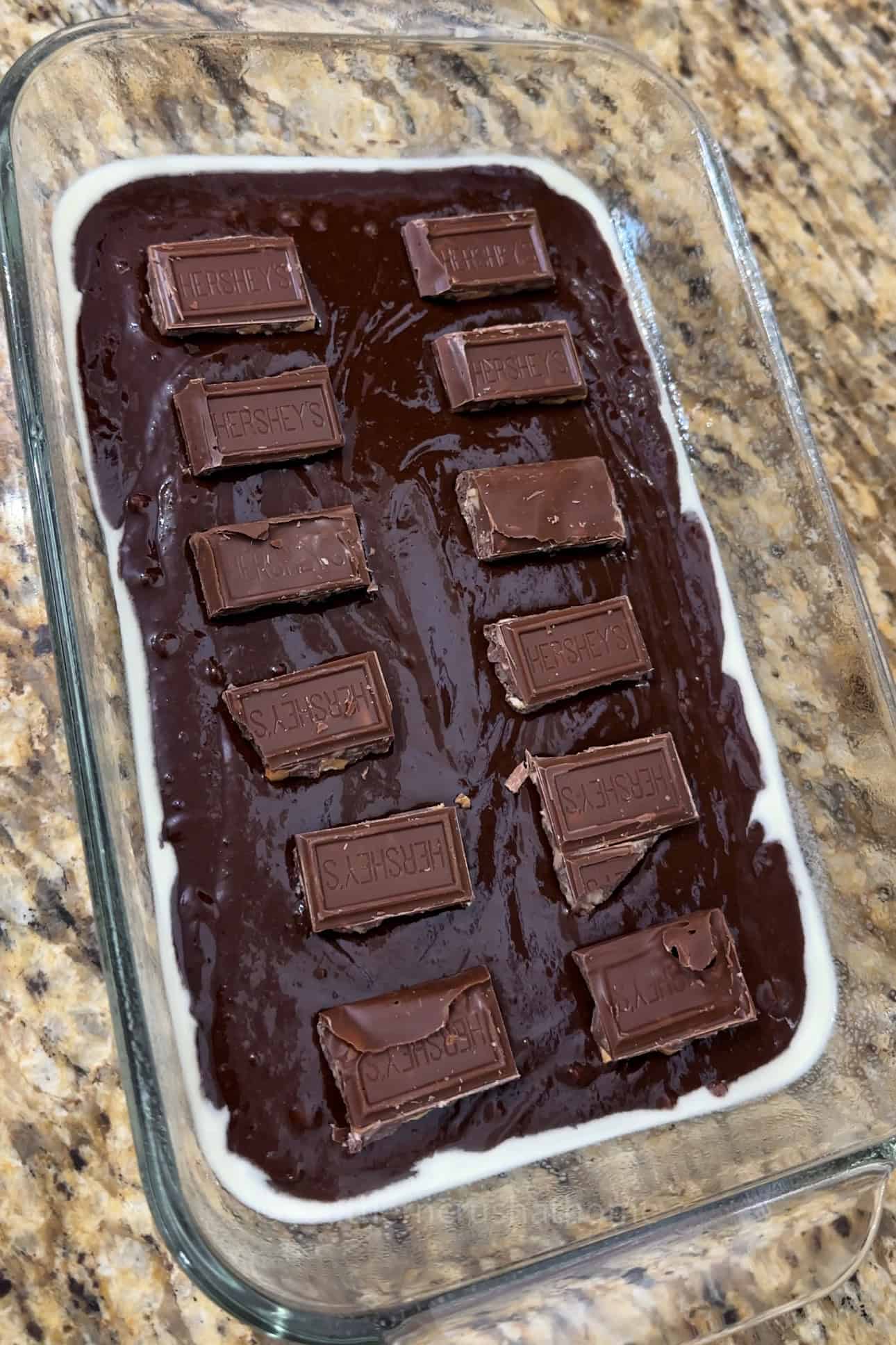 symphony bar on brownie batter