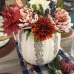 Pumpkin Centerpiece Fall Table Decor