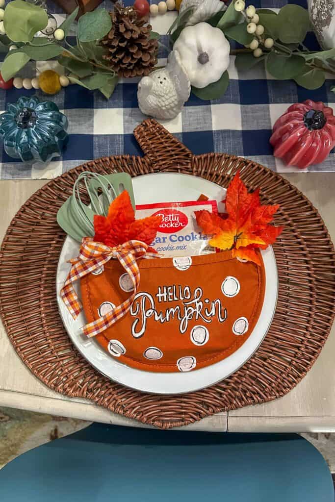 Pumpkin Pot Holder DIY Gift