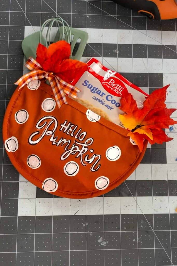 Pumpkin Pot Holder DIY Gift